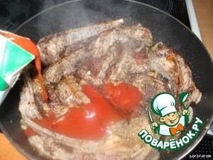 Бараньи рeбрышки в кисло-сладком соусе (хе! с вареньем!) Бараньи рeбрышки в кисло-сладком соусе (хе! с вареньем!)