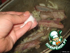 Бараньи рeбрышки в собственном соку
