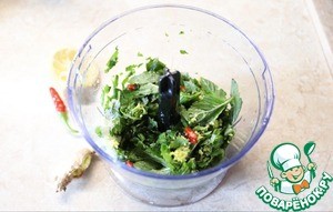 Бараньи рёбрышки с кориандром и мятным соусом