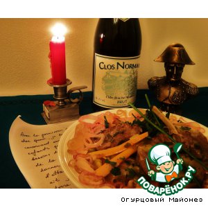 Баранина на рeбрышках в сидре "Мешок яблок" Баранина на рeбрышках в сидре "Мешок яблок"