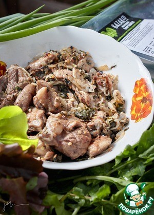 Баранина на углях с мятой Баранина на углях с мятой