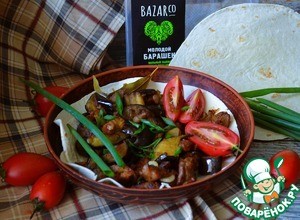 Баранина с баклажанами