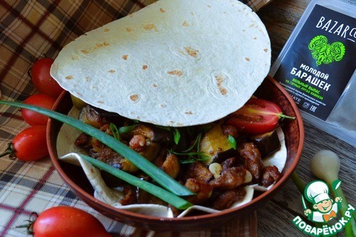 Баранина с баклажанами
