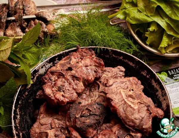 Баранина с грушевым соусом Баранина с грушевым соусом