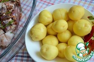 Баранина с овощами