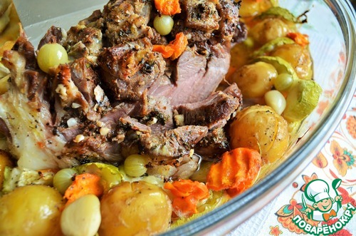 Баранина с овощами