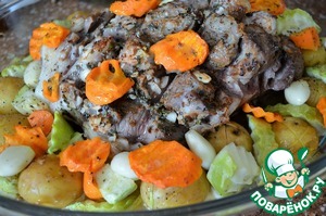 Баранина с овощами