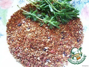 Баранина с соусом из слив