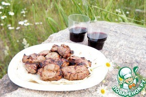 Баранина в луковом маринаде