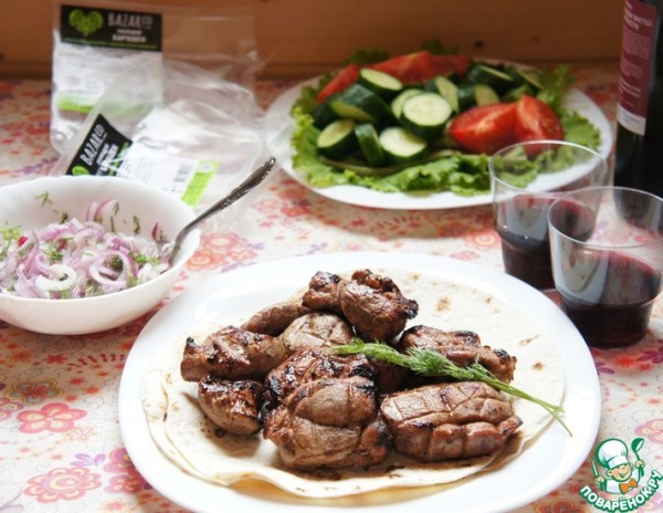 Баранина в луковом маринаде
