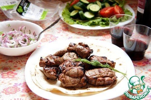 Баранина в луковом маринаде