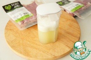 Баранина в луковом маринаде