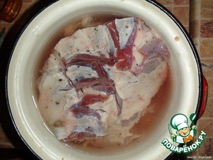 Баранина, запеченная в собственном соку