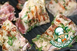 Баранья корейка с травами