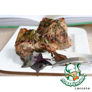 Баранья корейка с травами
