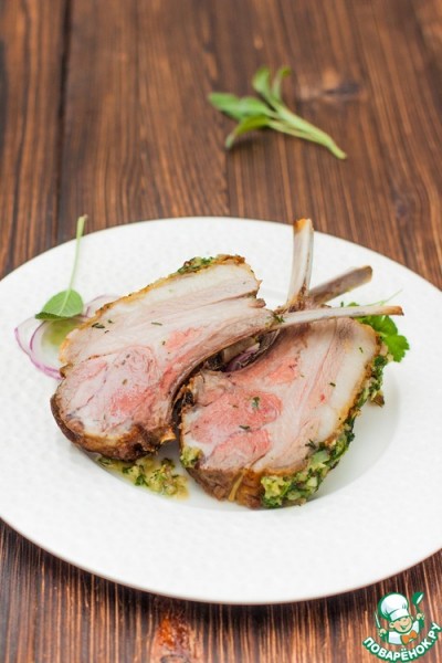 Баранья котлета на косточке