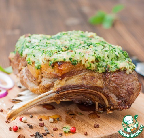 Баранья котлета на косточке