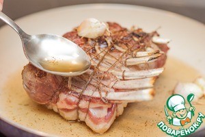 Баранья котлета на косточке