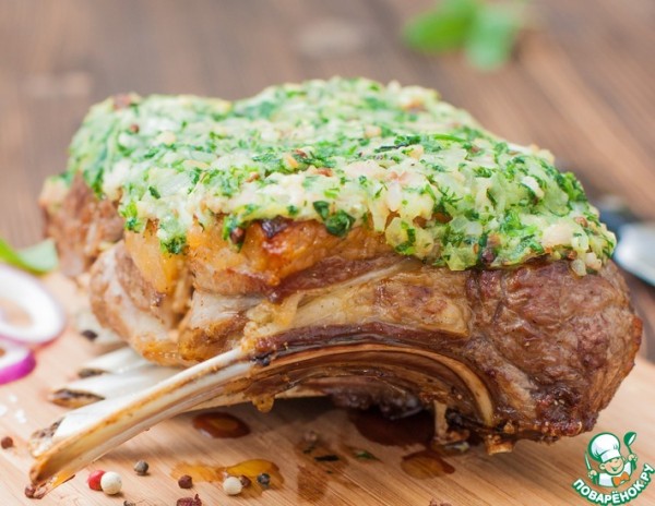 Баранья котлета на косточке