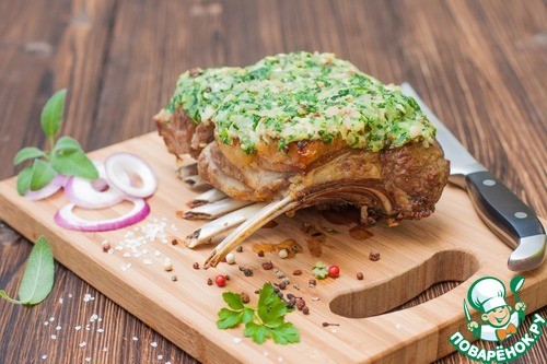 Баранья котлета на косточке