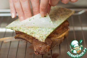 Баранья котлета на косточке