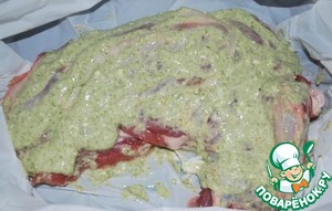 Баранья лопатка в мятно-лимонном маринаде Баранья лопатка в мятно-лимонном маринаде