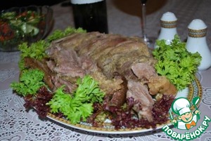 Баранья лопатка в мятно-лимонном маринаде Баранья лопатка в мятно-лимонном маринаде