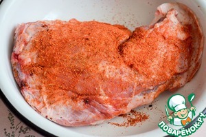 Баранья лопатка в соляной корочке Баранья лопатка в соляной корочке