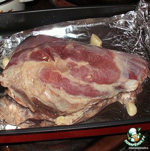 Баранья нога по рецепту Глузского Баранья нога по рецепту Глузского