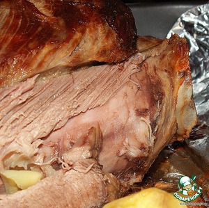 Баранья нога по рецепту Глузского Баранья нога по рецепту Глузского