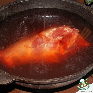 Баранья нога по рецепту Глузского Баранья нога по рецепту Глузского