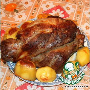 Баранья нога по рецепту Глузского Баранья нога по рецепту Глузского