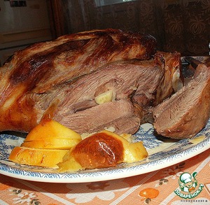 Баранья нога по рецепту Глузского Баранья нога по рецепту Глузского