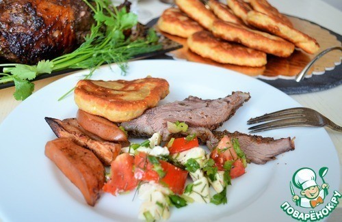 Баранья нога в специях Баранья нога в специях