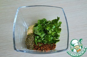 Баранья нога в специях Баранья нога в специях