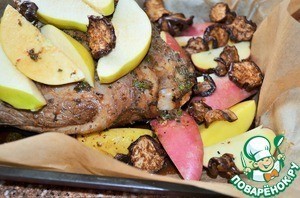 Баранья нога в специях Баранья нога в специях