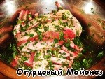 Баранья спинка под горчично-ананасовым соусом «Амитье»