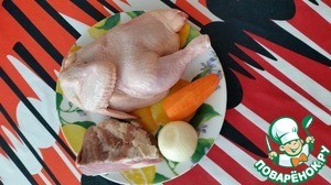 Бешбармак из курицы и свинины Бешбармак из курицы и свинины