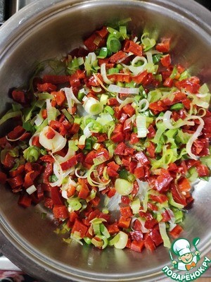 Блинчики фаршированные печенью и овощами