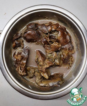 Блинчики фаршированные печенью и овощами