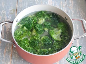 Брокколи с курицей в сырно-сливочном соусе