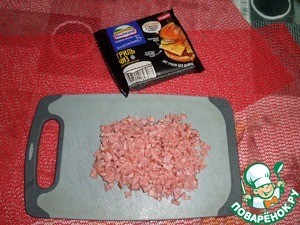 Бутерброд с яичным блином и сыром Бутерброд с яичным блином и сыром