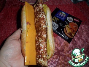 Бутерброд с яичным блином и сыром Бутерброд с яичным блином и сыром