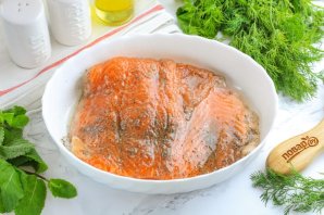 Малосольная красная рыба Малосольная красная рыба