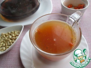 Чай с облепихой и кедровыми орехами