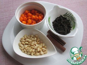 Чай с облепихой и кедровыми орехами