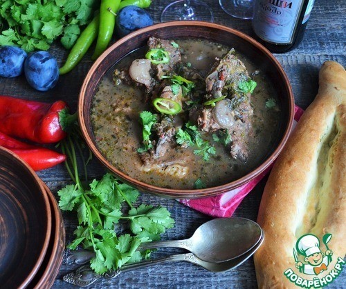 Чакапули из баранины