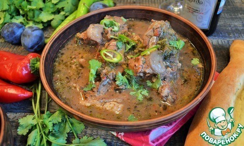 Чакапули из баранины