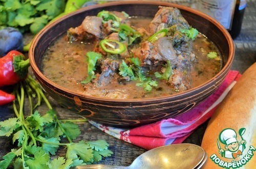 Чакапули из баранины