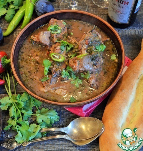 Чакапули из баранины